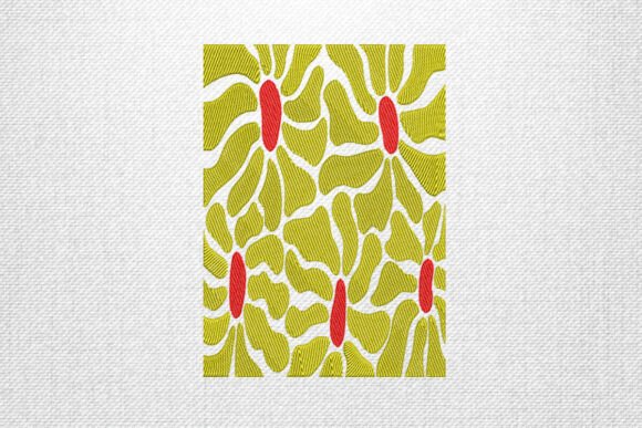 Abstract Yellow Floral for Bold Apparel