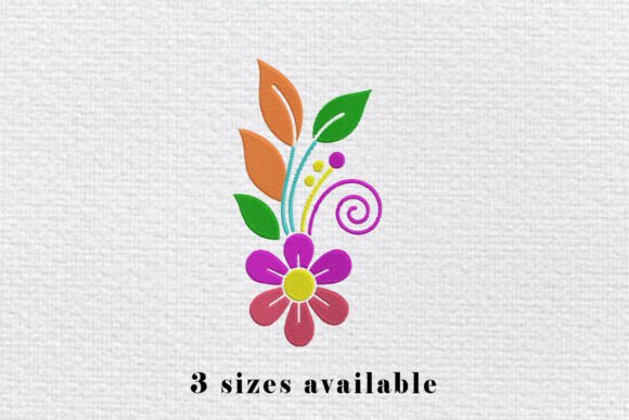 Decorative Floral Embroidery File: A Timeless Touch