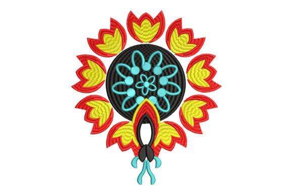 Elegant Floral Medallion for Craft Fair Success