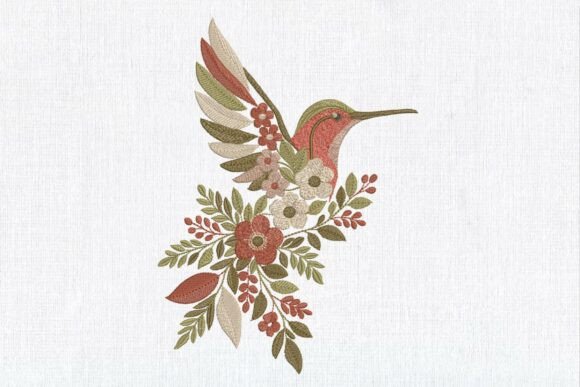 Floral Hummingbird: A Graceful Addition to Holiday Collections
