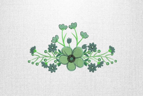 Green Floral Bouquet for Seasonal Charm
