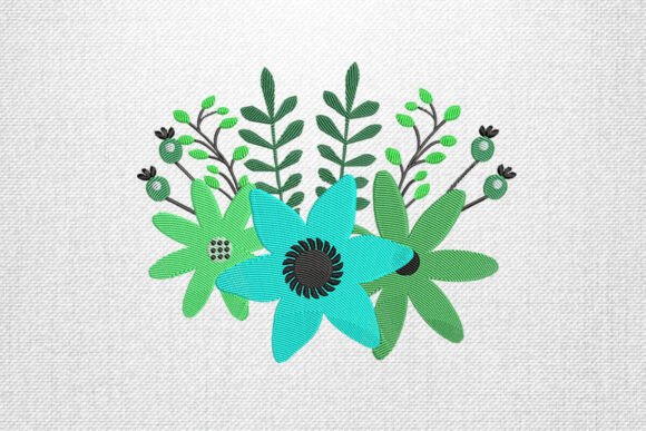 Green Floral Branch: A Lively Touch for Your Gifts