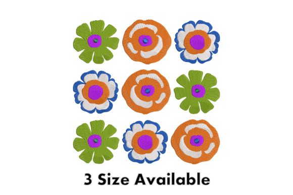 Review: Colorful Floral Block Embroidery File