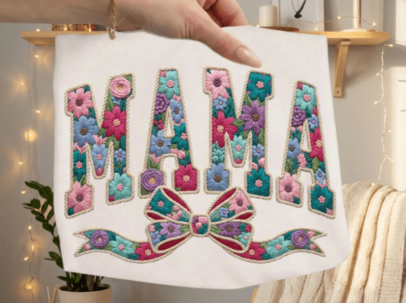 Review: MAMA Floral Mama Faux Embroidery Mother