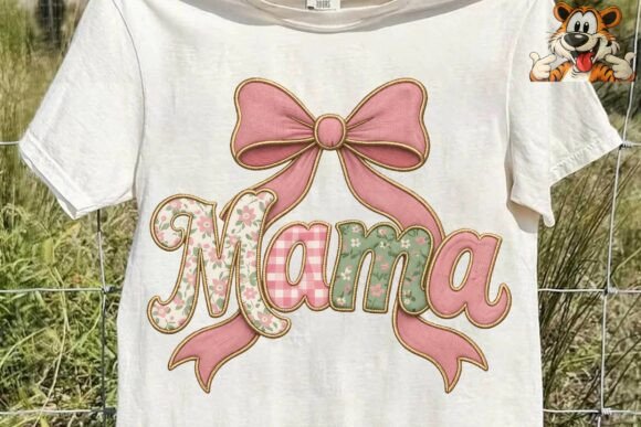 Reviewing Mama Bow Floral Embroidery Style PNG