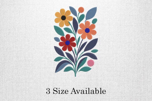 Vibrant Colorful Floral Bunch for Premium Sweatshirts
